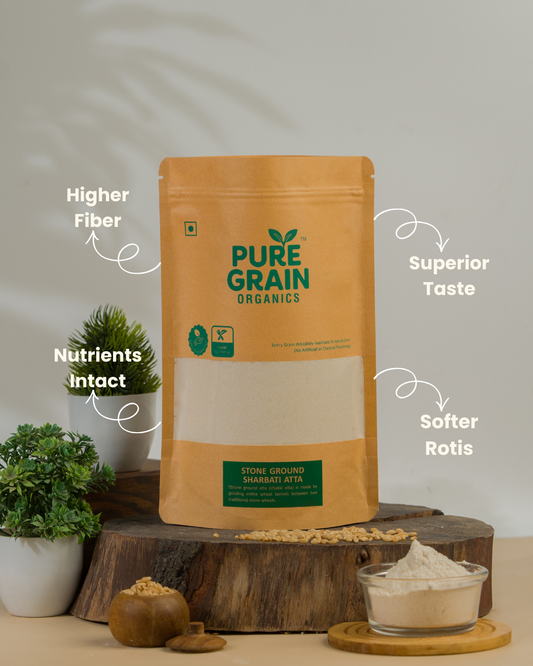 Stone-Ground Sharbati Atta