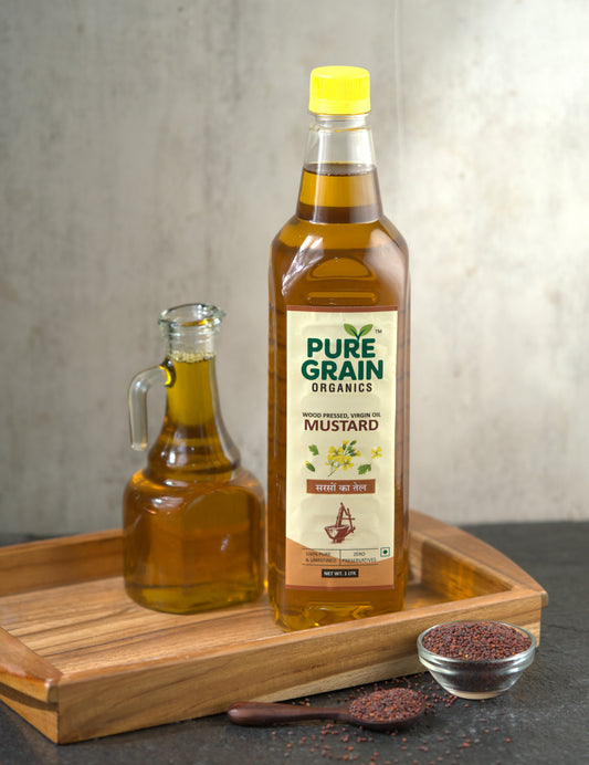Wood-Pressed Mustard Oil