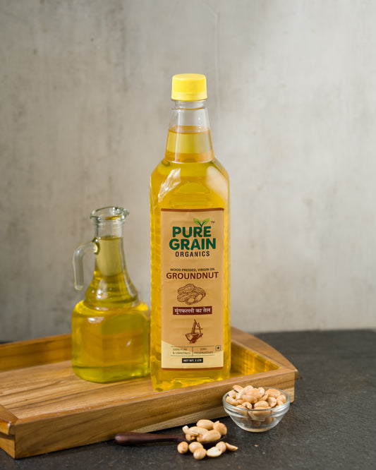 Wood-Pressed Groundnut Oil