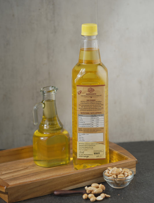 Wood-Pressed Groundnut Oil